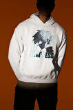 Anime Karakter Baskılı Unisex Oversize Hoodie