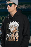 Monkey D. Luffy Nika Gear 5 Baskılı Unisex Oversize Anime Hoodie