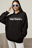 Gojo Satoru Karakter Baskılı Unisex Oversize Anime Hoodie