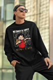 Monkey D. Luffy Baskılı Unisex Oversize Anime Karakter Sweatshirt