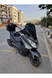 Sym Joymax250 İ Siperlik Ön Cam 2013 2017 Model 54cm siyah Renkli 4mm SPOR CAM