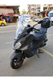Sym Joymax250 İ Siperlik Ön Cam 2013 2017 Model 65cm Şeffaf Renkli 4mm ORTA BOYLU CAM