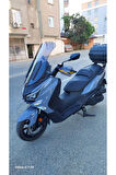 MOTOCAM SYM Joymax Z Plus Siperlik Ön Cam 2023-2025 Model 70cm Füme Renkli 4mm