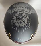 MT Jarama Zone C1 Mat Black - Şeffaf Vizörlü Kask