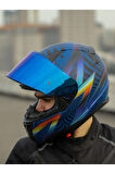 RAPID 2 OPTIK MAT MAVİ-MOR KASK