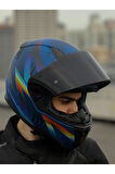 RAPID 2 OPTIK MAT MAVİ-MOR KASK
