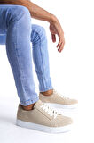 J165 Elite Süet Erkek Günlük Sneaker Ayakkabı BT Krem