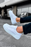 J169 Thorn Ortopedik Taban Günlük Cilt Erkek Sneaker Spor Ayakkabı CBT Beyaz