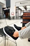 J153 Oxford Ortopedik Taban Günlük Cilt Erkek Sneaker Spor Ayakkabı CBT Siyah