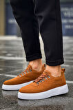 J319 Stamina Ortopedik Taban Günlük Süet Erkek Sneaker Spor Ayakkabı SBT Taba