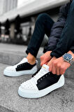 J169 Thorn Ortopedik Taban Günlük Cilt Erkek Sneaker Spor Ayakkabı CBT Beyaz/Siyah