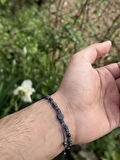 Hematit Bileklik - Joyce Grey Black Bileklik - 