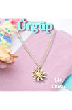 14AYAR 1.85Gram Altın Güneş Kolye