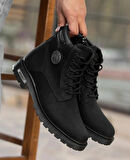 Unisex Garantiliışlık Su Ve Soğuk Geçirmez Fermuarlı Bağcıklı Kaymaz Taban Ortopedik Taban