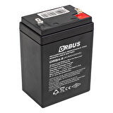 AKÜ 4 VOLT 8 AMPER ORBUS ORB4-8  (68 X 45 X 95 MM) (81)