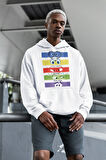 Ters Yüz Unisex Oversize Insiide Out Çizgi Film Hoodie