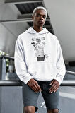 Tasarım Yusuf Dikeç Baskılı Unisex Oversize Hoodie