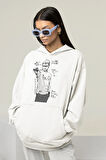 Tasarım Yusuf Dikeç Baskılı Unisex Oversize Hoodie