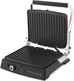 King K 462 GrillMaster Izgara Tost Makinesi Çift Plaka Kullanım 6+6 dilim 2000w
