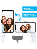 Tripodlu Youtuber Selfie LED Işıklı Masaüstü 10 Inç Tripod 26 cm Kuaför Makyaj Işığı Tiktok Işığı
