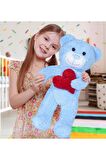 50 Cm Kalpli Peluş Sevimli Ayıcık