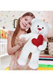 50 Cm Kalpli Peluş Sevimli Ayıcık