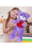 50 Cm Kalpli Peluş Sevimli Ayıcık