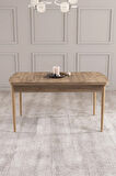 Calvin Atlantik 80x132 MDF Açılabilir Mutfak Masası Takımı 6  Sandalye