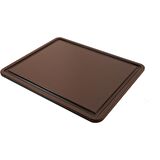 Türkay Plastik Oluklu Polietilen Kesim Tahtası Kahverengi 26,5x32,5x1 cm