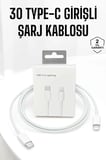 Iphone Uyumlu İOS Uyumlu Lightning Hızlı Şarj Tye C Lightning Şarj Kablosu