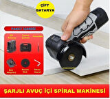 Avuç İçi Şarjlı Spiral Makinesi (Çift Batarya)