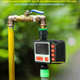  ELEKTRONİK OTOMATİK BAHÇE SULAMA ZAMANLAYICI SİSTEMİ (LCD EKRAN-DİJİTAL PROGRAMLANABİLİR)
