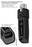 UHF Kablosuz Mikrofon Dönüştürücü (Kablolu El Mikrofonlarını UHF Telsiz Mikrofona Çeviren Adaptör)