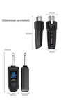 UHF Kablosuz Mikrofon Dönüştürücü (Kablolu El Mikrofonlarını UHF Telsiz Mikrofona Çeviren Adaptör)