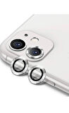 Iphone 13/13 Mini Uyumlu Kamera Koruyucu Lens Mercek Metal Çerçeveli 2li Set