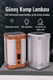 Güneş Enerjili Çok Fonksiyonlu Taşınabilir Kamp Lambası – Su Geçirmez LED Fener