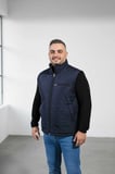 Klasik Kesim Kapitone Şişme Yelek İçi Polarlı Erkek Kışlık Yelek