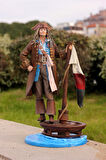 Jack Sparrow Karayip Korsanları Figürü - Johnny Depp - 40 cm Dev Boy