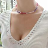pembe kuvars kolye, amestist kolye , akik kolye, burç kolyeleri, enerji çakra kolyesi, minimal tasarım değerli taş kolyeler