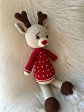  Amigurumi sevimli uyku ve oyun arkadaşı geyik