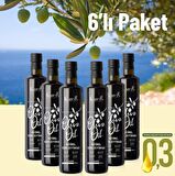 Karci's 0,3 Soğuk Sıkım Natürel Sızma Zeytinyağı 750 ml 6'lı