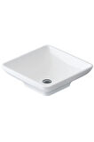 Kare Tezgah Üstü Lavabo 48 Cm