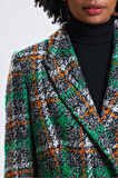 FemiChic Kareli Oversize Blazer Ceket