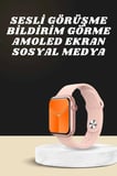 Akıllı Saat Alarm Titreşim Uyku Takibi Gps Uyumlu Nabız Ölçer Sesli Görüşme