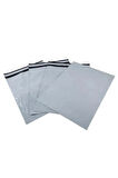 Ekonomik Cepli Kargo Poşeti 30*38+4 Cm Boyutlarında Gri Kargo Poşeti (100 Adet)
