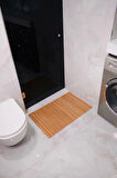  Naturel Bambu Kaydırmaz Banyo Matı 70 x 45 cm