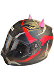 Kask Boynuzu Şeker Pembe
