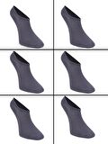 Bambu Kadın Sneaker Görünmez Çorap Dikişsiz Premium Kutulu 6'lı