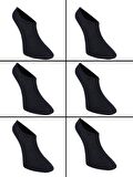 Bambu Kadın Sneaker Görünmez Çorap Dikişsiz Premium Kutulu 6'lı