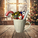 Krem Kupa Noel Baba Sürprizi